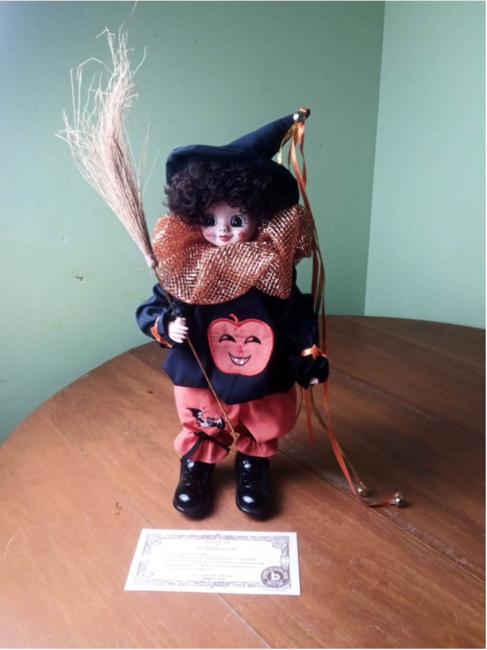 Brinn Collectible October Calendar Clown Doll